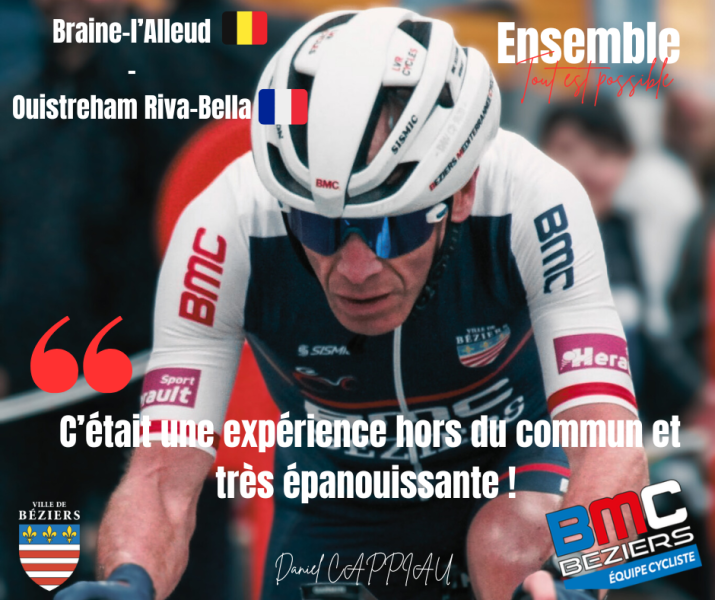 477km réalisés les 28 et 29 juin par Daniel Cappiau, cycliste Belge licencié au Béziers Méditerranée Cyclisme.