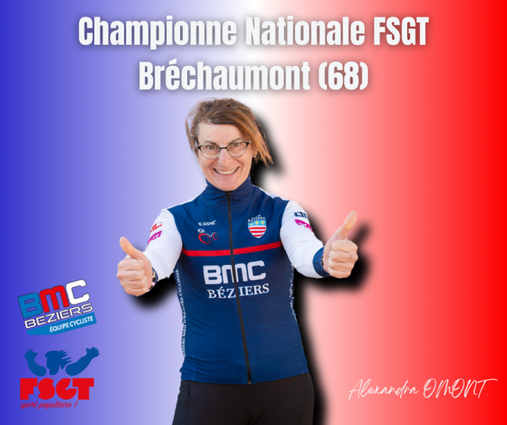  Alexandra OMONT, Championne Nationale FSGT 2024