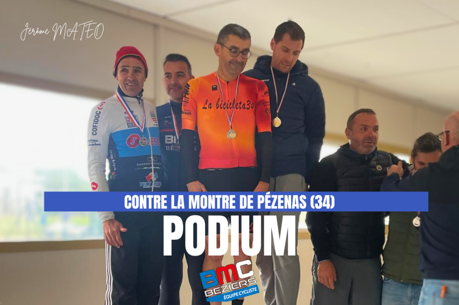 Jérôme Mateo brille au Chrono de Pézenas sous les couleurs du BMC Béziers